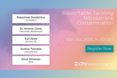 CPhI Festival of Pharma Roundtable: Tackling Nitrosamine Contamination